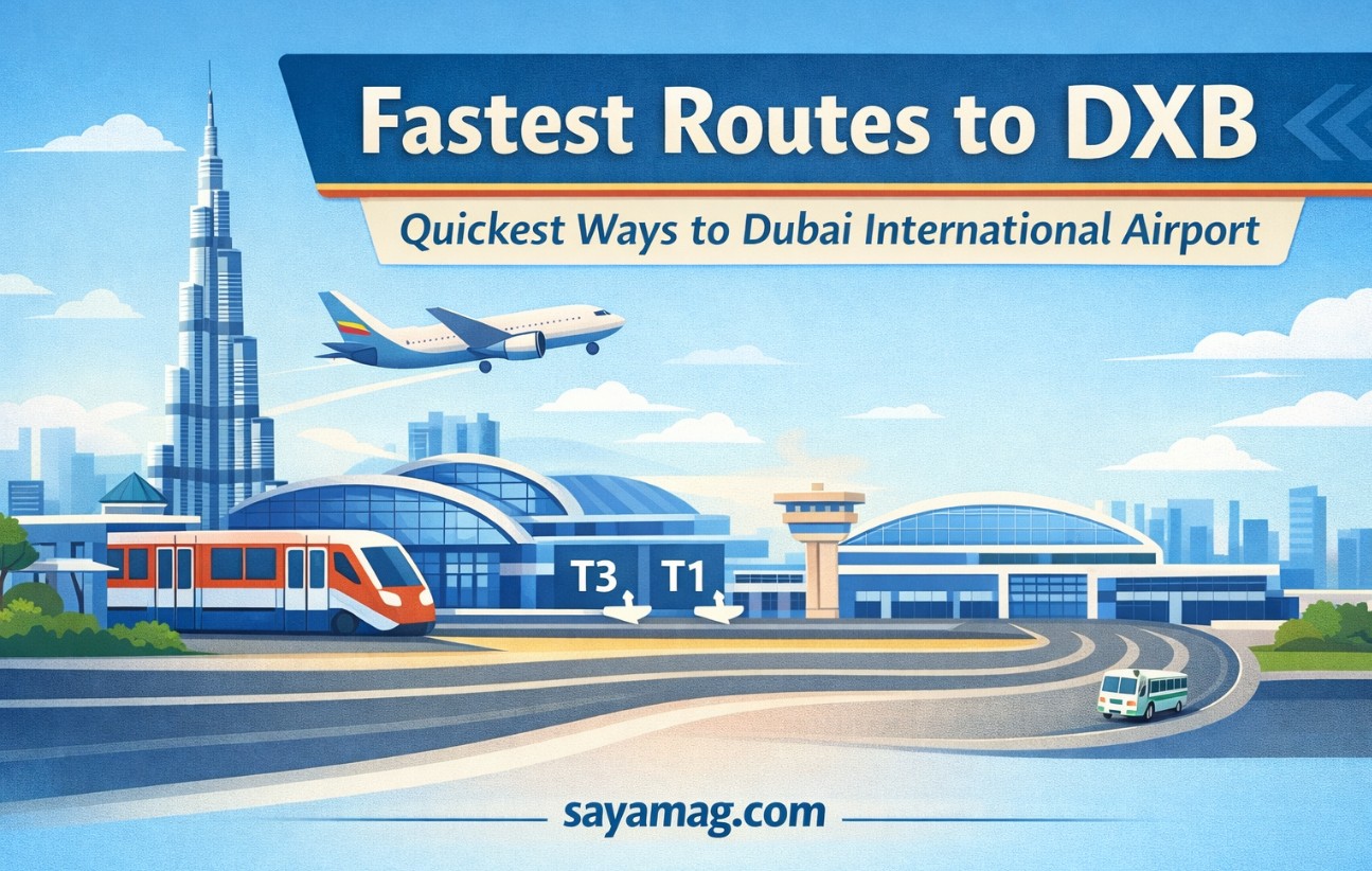 Dxb Way Finding Fastest Route to DXB: Quickest Ways from Popular Dubai Neighborhoods